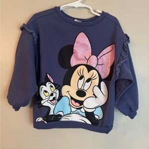 Disney Minnie Mouse Sweatshirt Size 4
